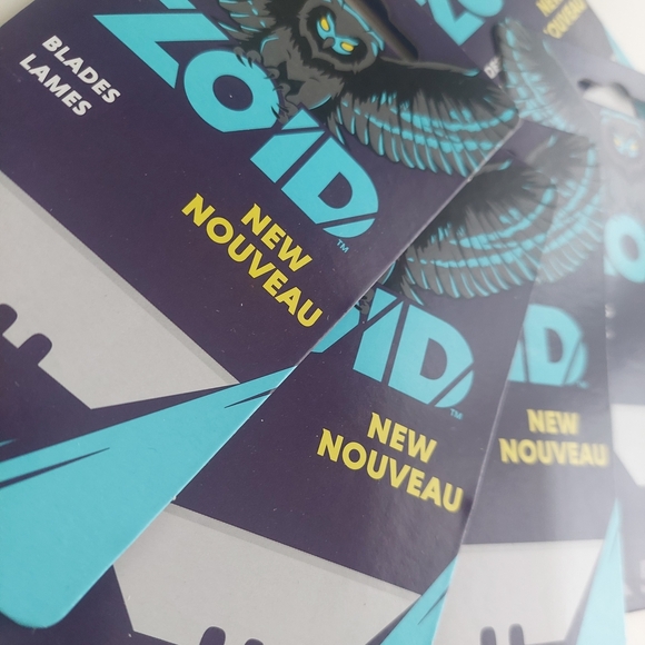 New Zoid Razor Blades - 25 RAZORS 5 EACH PACK - Picture 3 of 5